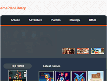 Tablet Screenshot of gameplanlibrary.com